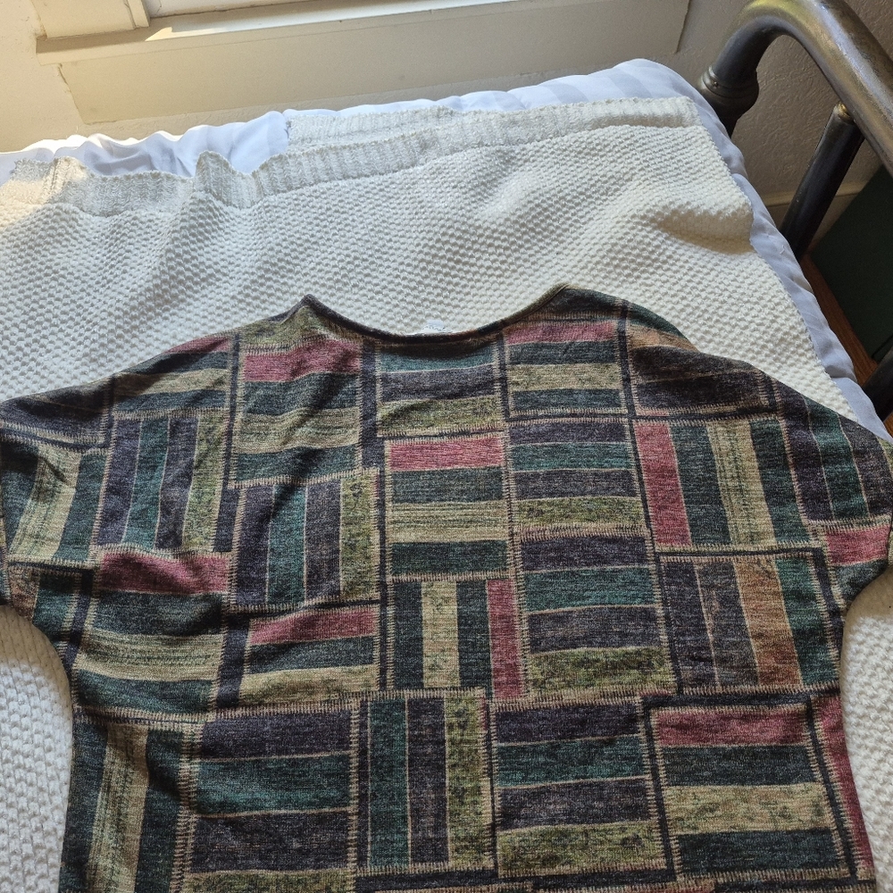 Multicolor Geometric Patterned Dress/Tunic - Picture 3 of 8